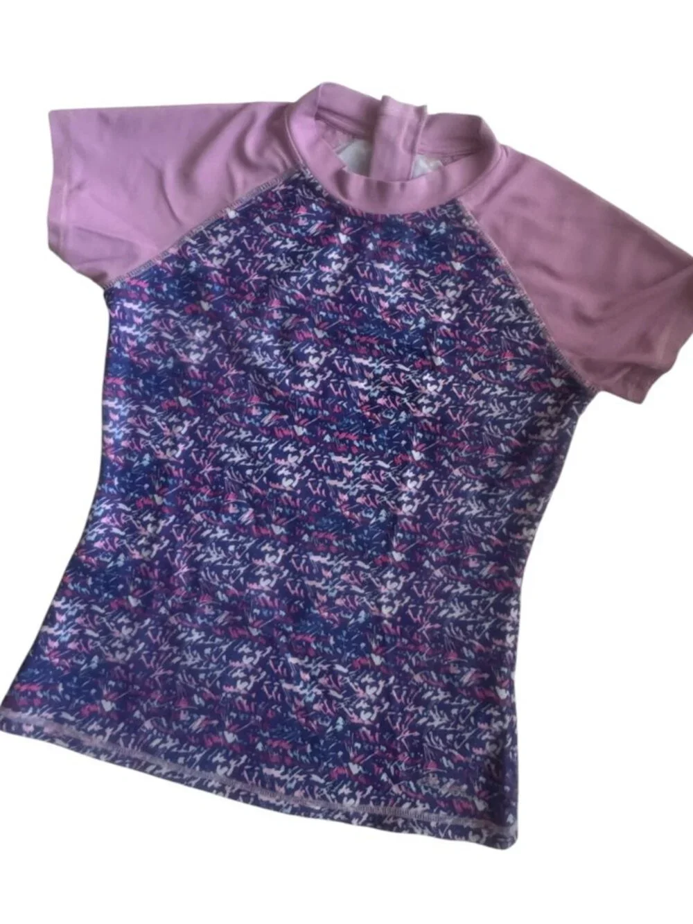 Eddie Bauer Zip RASH GUARD Girl's Medium